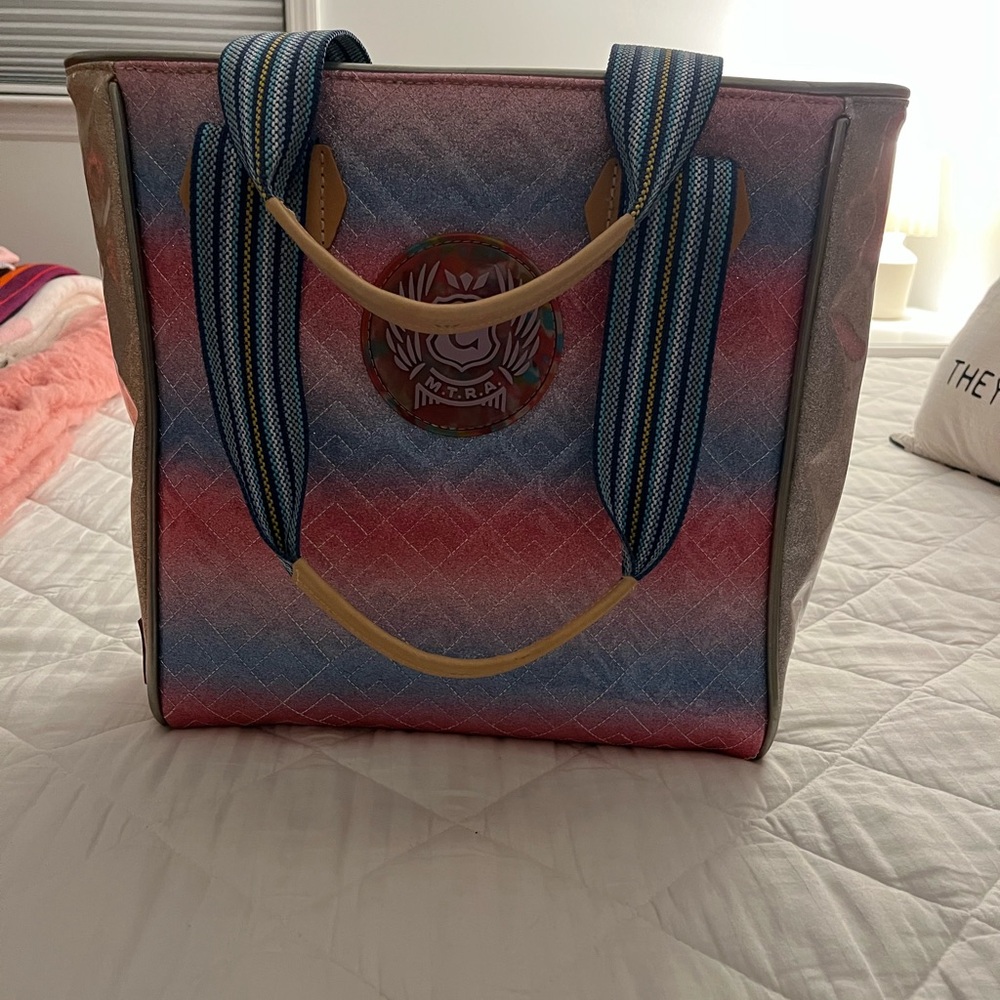 Consuela Pink and Blue Gradient Tote
